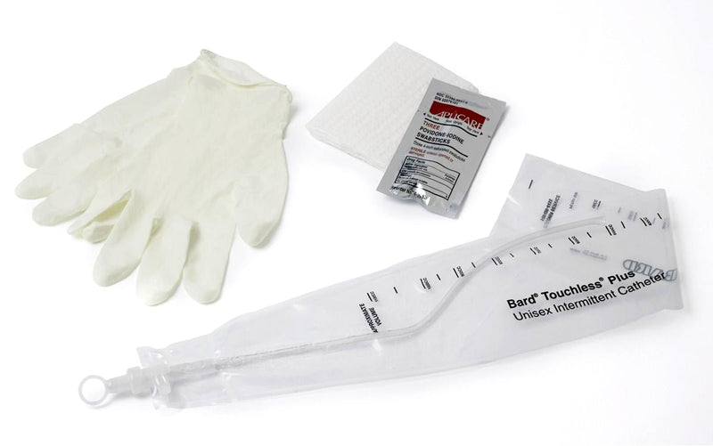 Intermittent Closed System Catheter Touchless Plus Closed System / Coude 14 Fr. Without Balloon Vinyl 