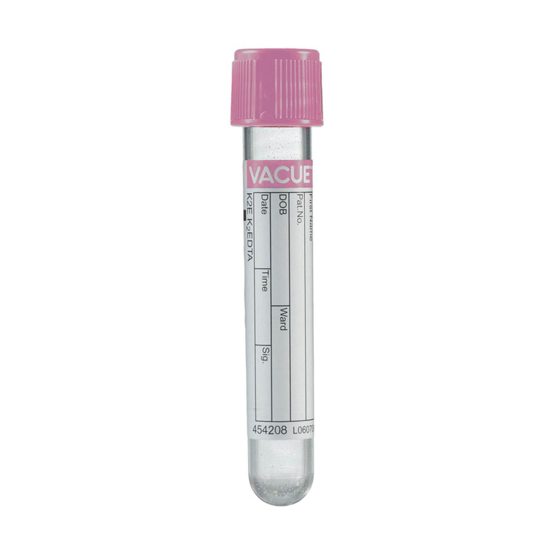 VACUETTE Venous Blood Collection Tube K2 EDTA Additive 4 mL Pull Cap Polyethylene Terephthalate (PET) Tube (Case of 1200)