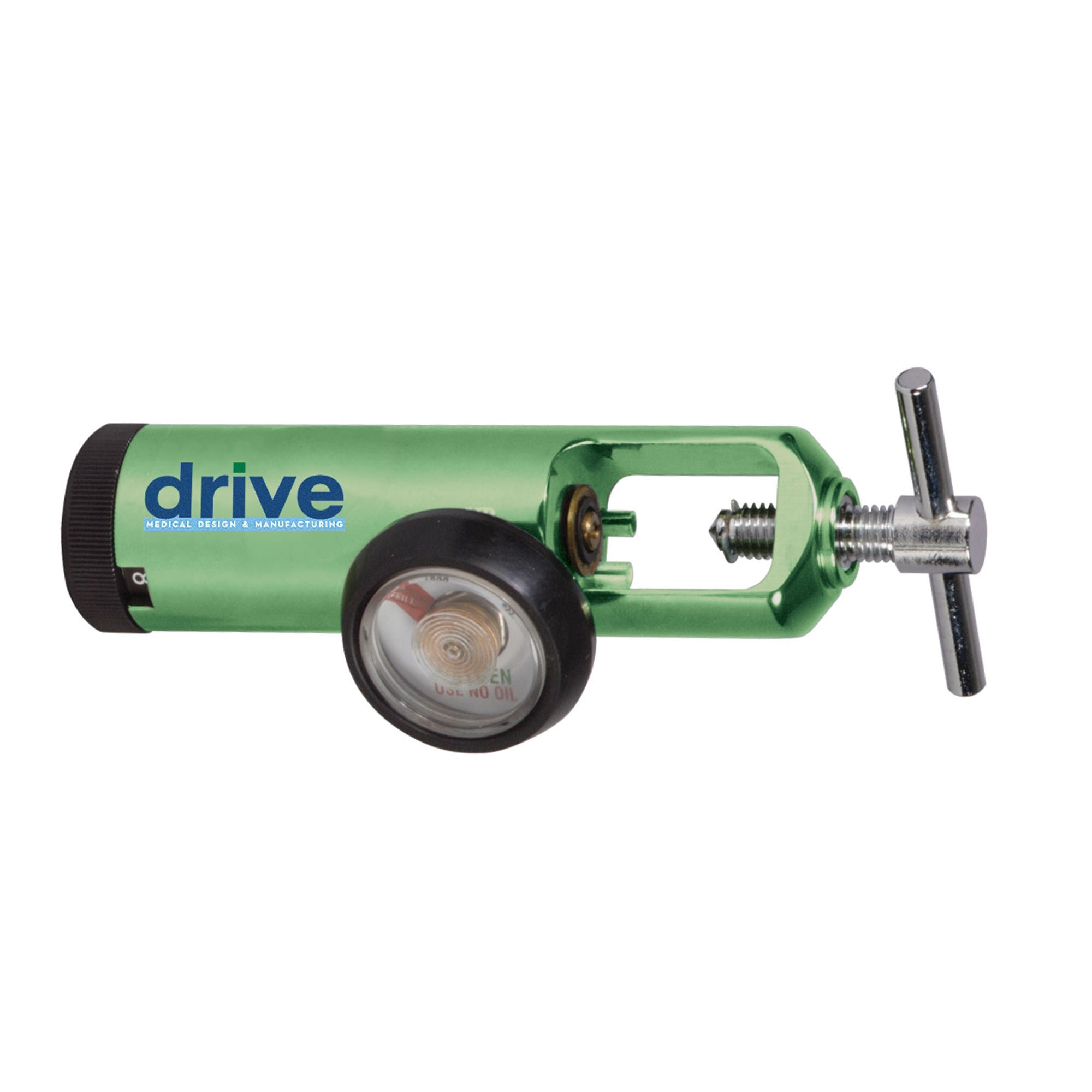 Pediatric Oxygen Regulator Drive Click Style 0 - 4 LPM Barb Outlet CGA-870 (Each)