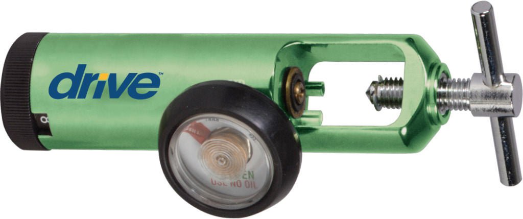 Pediatric Oxygen Regulator Drive Click Style 0 - 4 LPM DISS Outlet CGA-540 (Each)