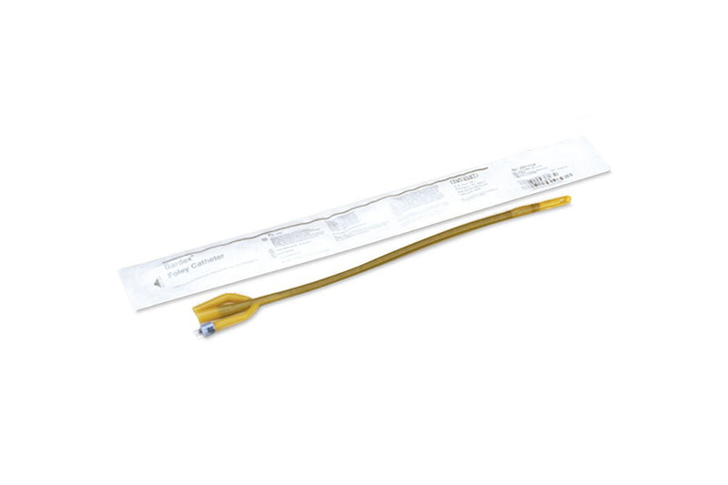 Foley Catheter Bardex I.C. 2-Way Standard Tip 30 cc Balloon 22 Fr. Latex (Case of 12)