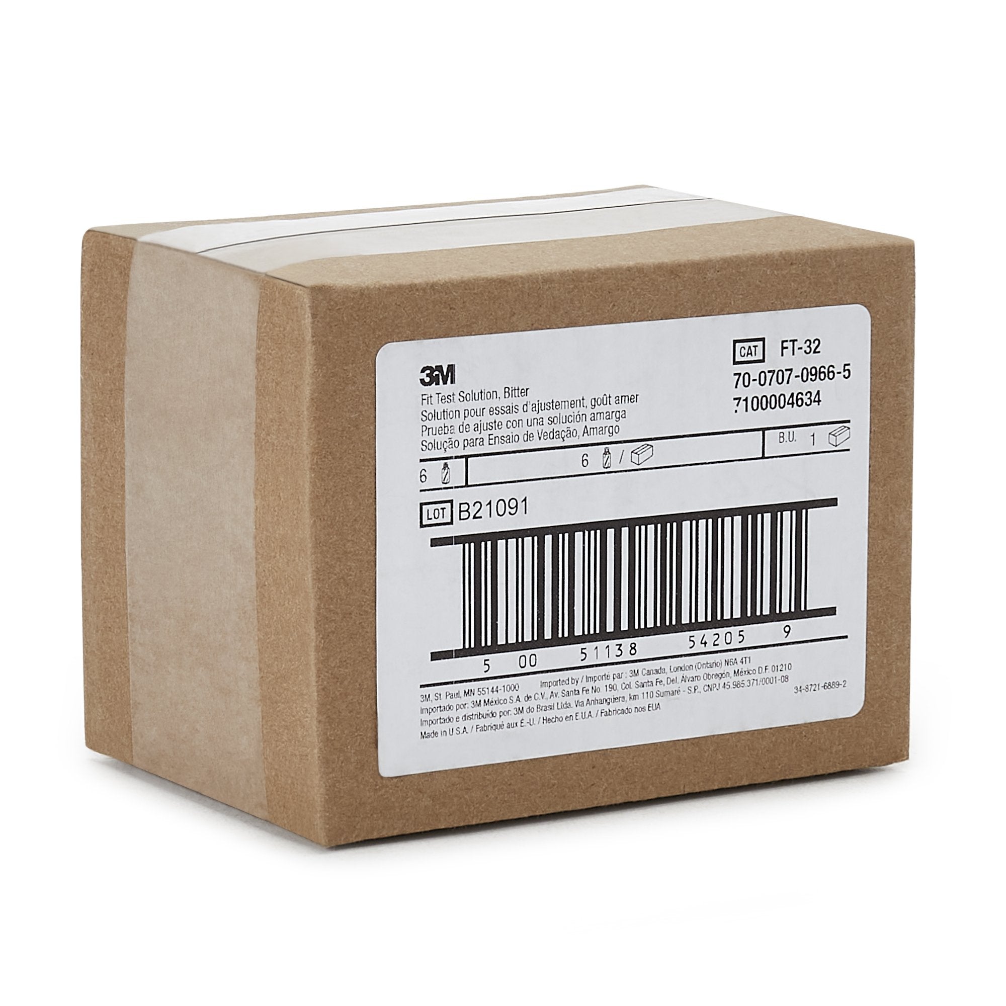3M Company 3M Bitter Fit Test Solution (6/CS) 