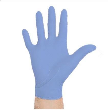 GLOVES NITRILE BL NS PFXS 300/BX 10BX/CS