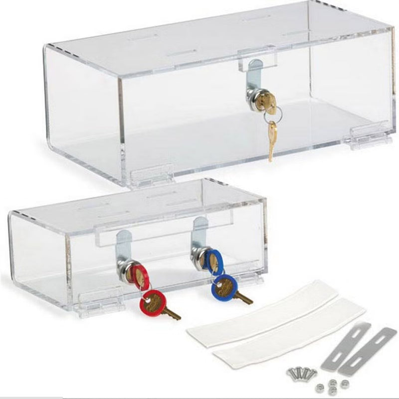 Medical Box Cabinet Mount Acrylic Without Drawers Without Shelves Double Key Lock
