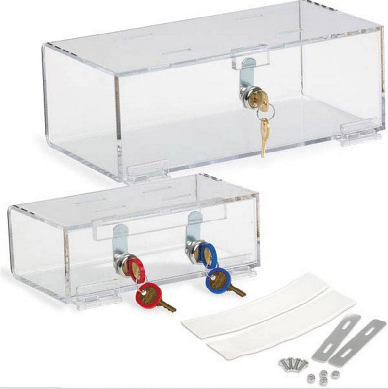 Medical Box Cabinet Mount Acrylic Without Drawers Without Shelves Double Key Lock (Box of 100)