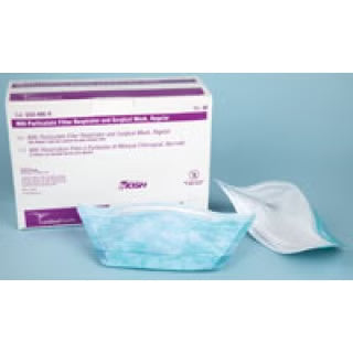 MASK N95 RESPIRATOR/SURGICALFLAT FOLD REG 50/BX 6BX/CS