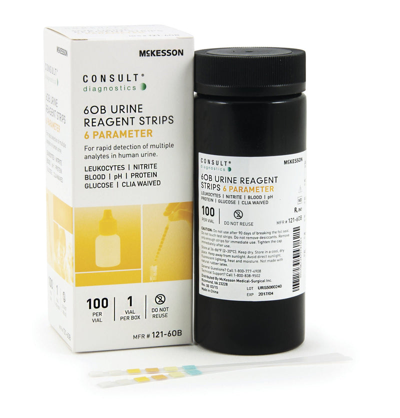 Urinalysis Reagent McKesson Consult Blood, Glucose, Leukocytes, Nitrite, pH, Protein For McKesson CONSULT 120 Ultra Urine Analyzer (MFR