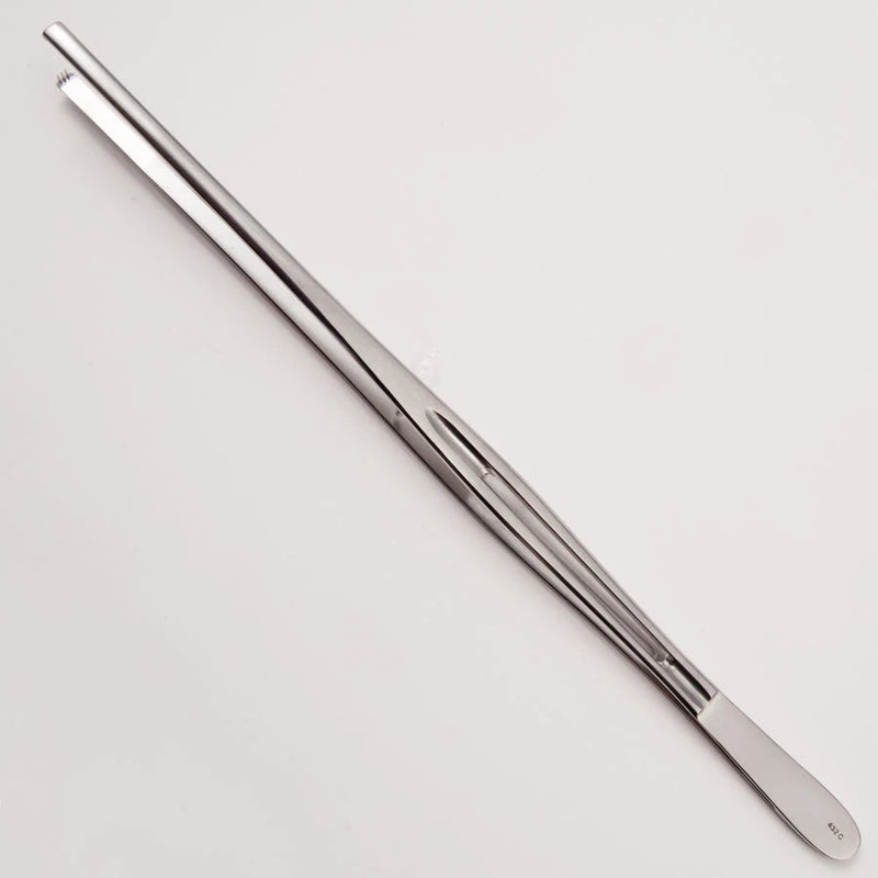 Sklar Kelly Tissue Forceps - 9", Straight, 3x4 Teeth, Stop Pin, Gutch Handle - 19-1755 