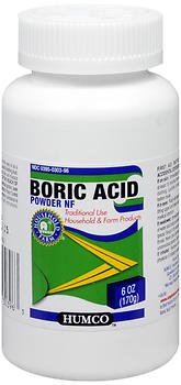 Antiseptic Boric Acid Topical Powder 6 oz. Bottle 