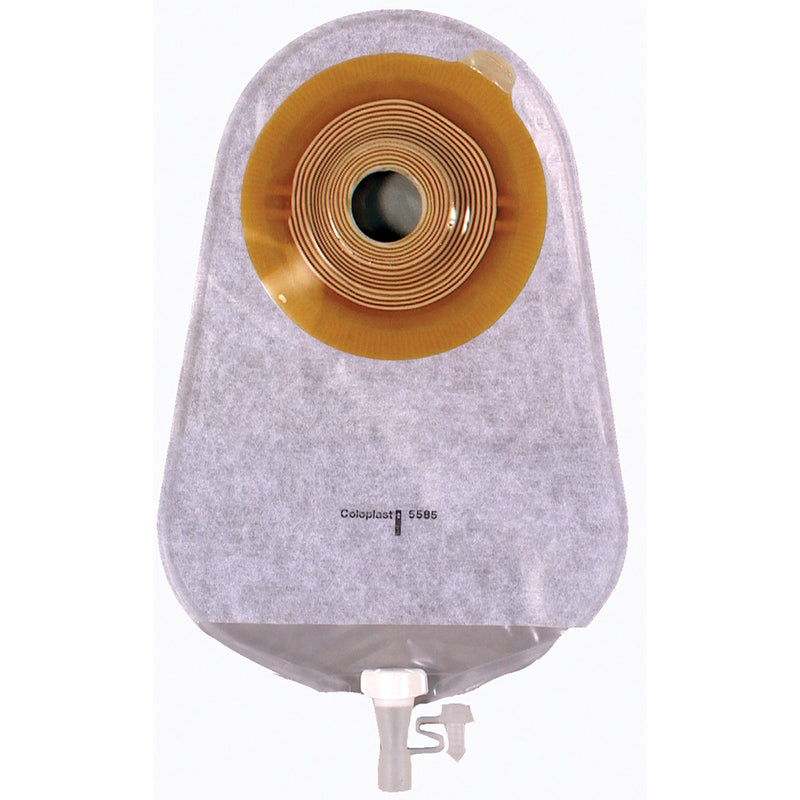 Coloplast Assura Deep Convex 1-Piece Transparent Urostomy Pouch, 25mm Stoma (10/BX) 