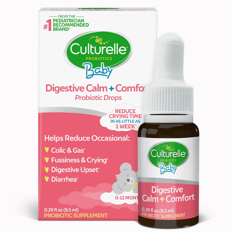 i-Health Inc Culturelle Baby Digestive Calm + Comfort Probiotic Drops, 0.29-ounce Bottle (12/CS)