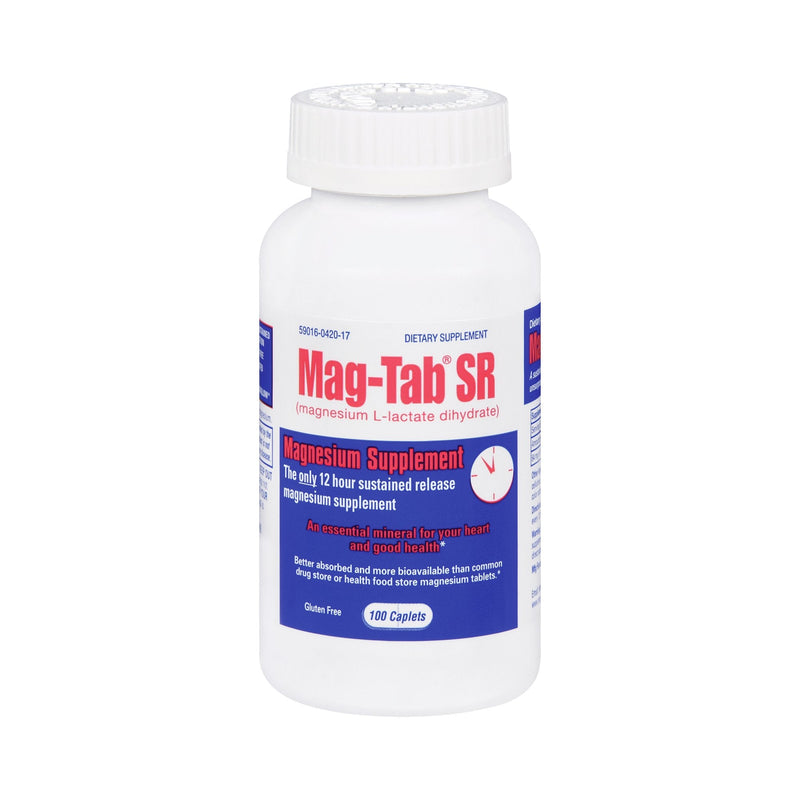 Niche Pharmaceuticals Mag-Tab SR Magnesium Mineral Supplement (100/BX) 