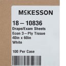McKesson Nonsterile Physical Exam Drape, 40 x 60 Inch (Case of 100)
