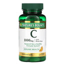 Nature's Bounty 1000 mg Vitamin C with Rose Hips Coated Caplets (Bottle of 100)