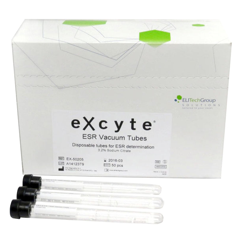 Excyte Vacuum Glass Tube, 1 mL, 8 x 120 mm (Box of 50)