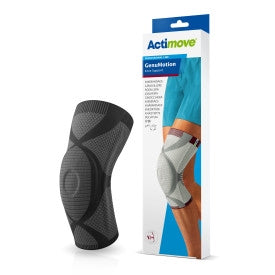 SUPPORT KNEE GENUMOTION W/3DTECH CHARCOAL SML