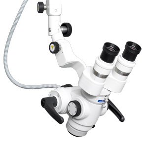 BR Surgical ENT Microscope w/ LED illumination Wide Field Binocular, 5-step magnification, (add stand) Optomic OP-C16 
