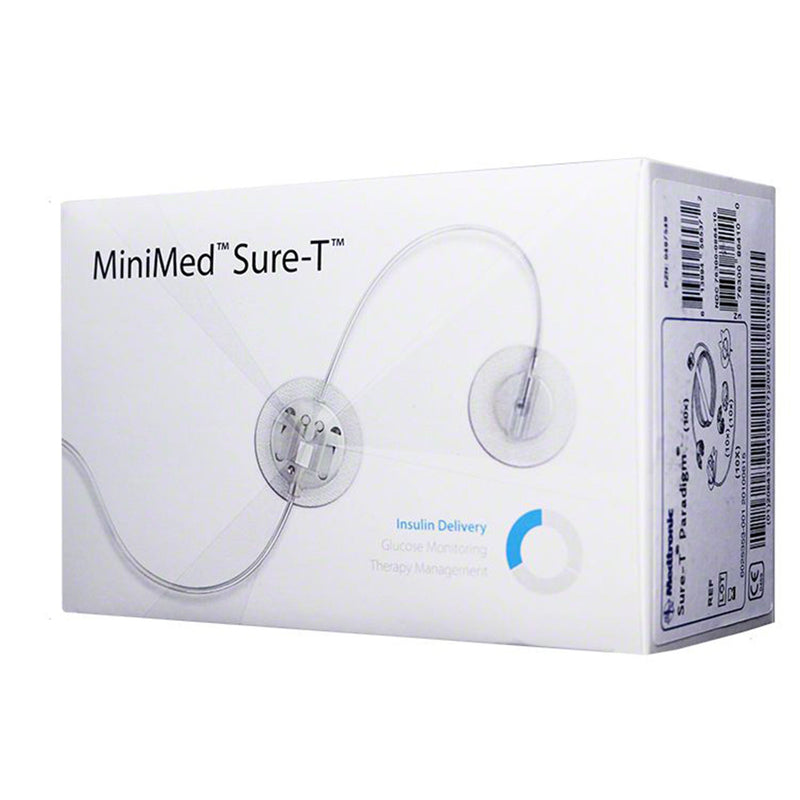 Insulin Infusion Set Sure-TParadigm 6 mm 23 Inch Tubing Without Port (Box of 10)