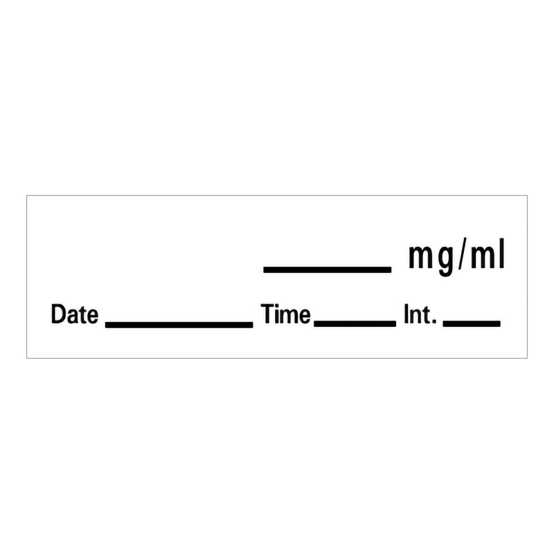 Barkley Anesthesia Tape with Date, Time and Initial, 1.5 x 0.5 Inch