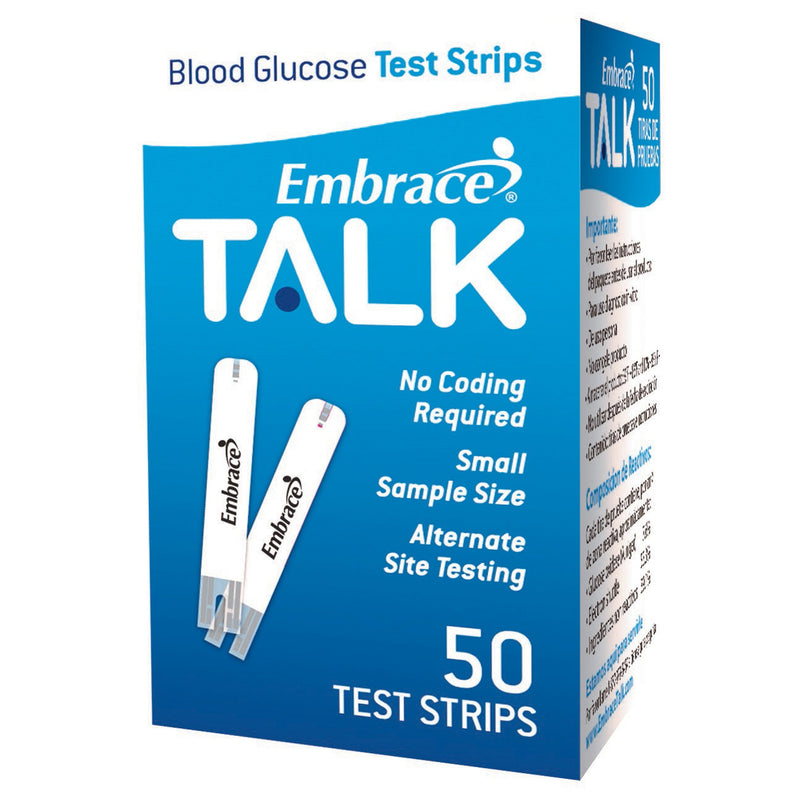 Omnis Health Embrace Blood Glucose Test Strips (Box of 50)
