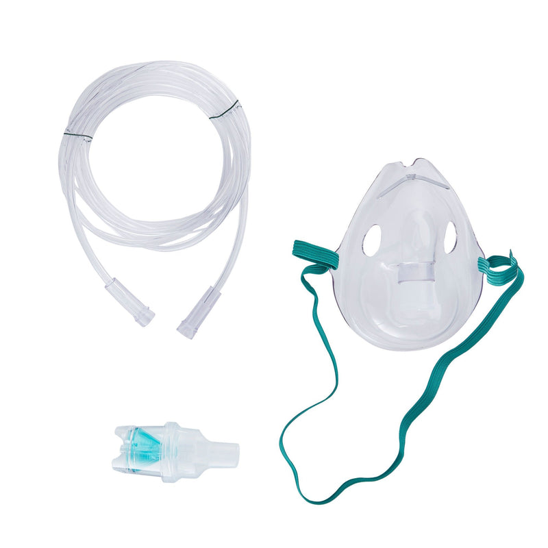 Compressor Nebulizer System Roscoe Medical Small Volume Medication Cup Adult / Pediatric Aerosol Mask Delivery 