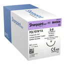 SUTURE POLYGLY ACID BRD 3-018IN/45CM 1/2 CIRC 12/BX