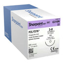 SUTURE POLYGLY ACID VIOLET 3-027IN/70CM 1/2 CIRC 12/BX