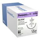 SUTURE POLYGLY ACID VIOLET 136IN/90CM 1/2 CIRC 12/BX