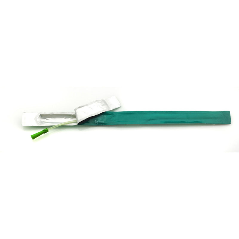 Urethral Catheter Self-Cath Plus Coude Tapered Tip Hydrophilic Coated PVC 8 Fr. 16 Inch Length (Box of 30)
