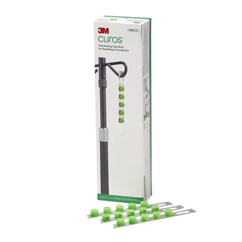 Disinfecting Cap 3M Curos For Needle-Free Connectors Sterile Strips (Case of 5000)