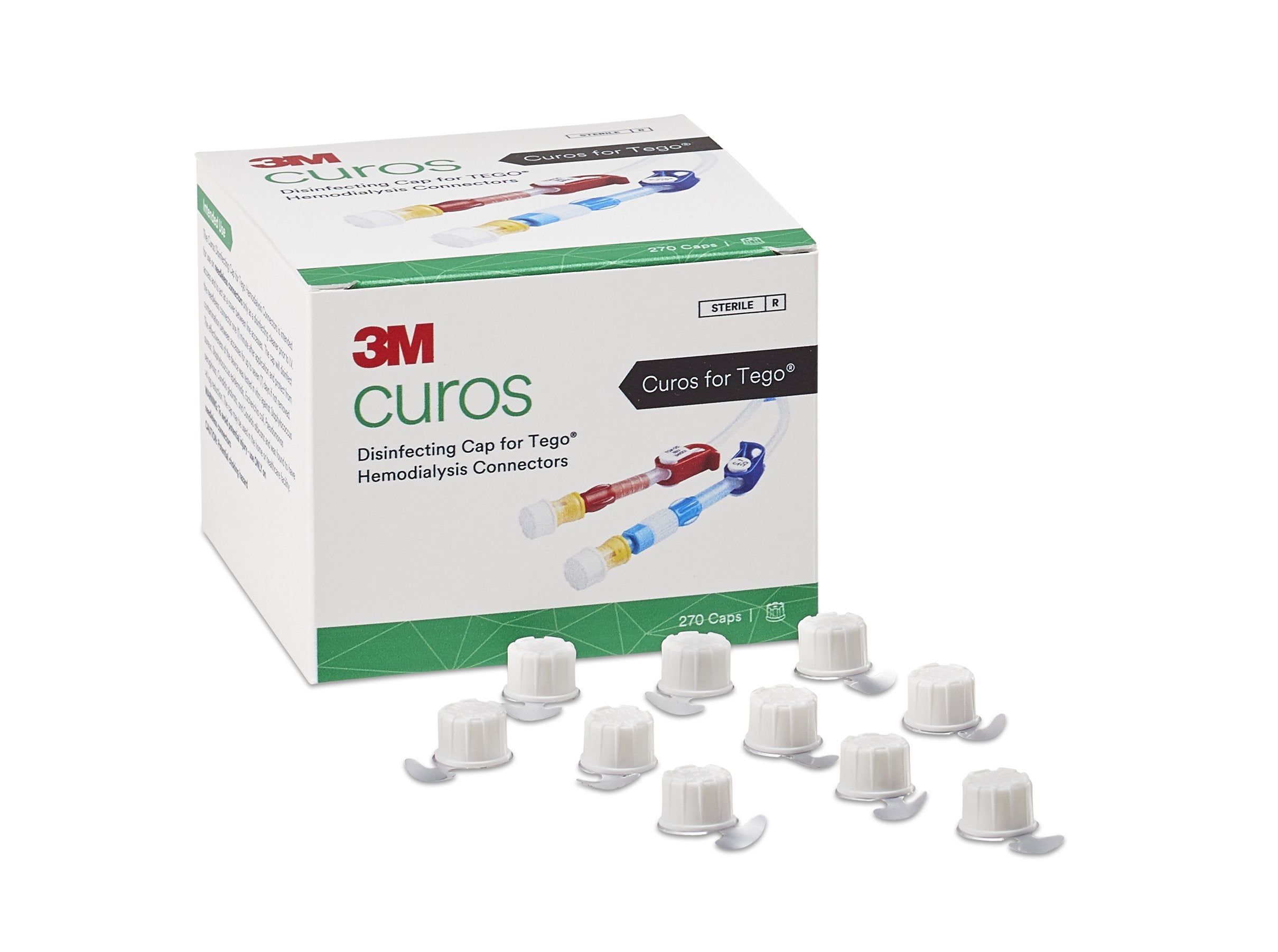 Disinfecting Cap 3M Curos For Tego Hemodialysis Connectors Sterile Individuals 