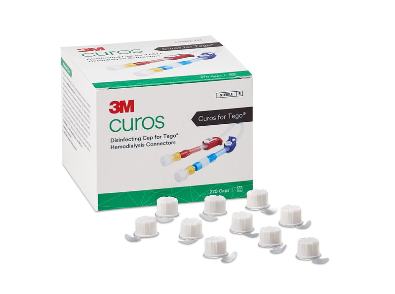 Disinfecting Cap 3M Curos For Tego Hemodialysis Connectors Sterile Individuals (Case)