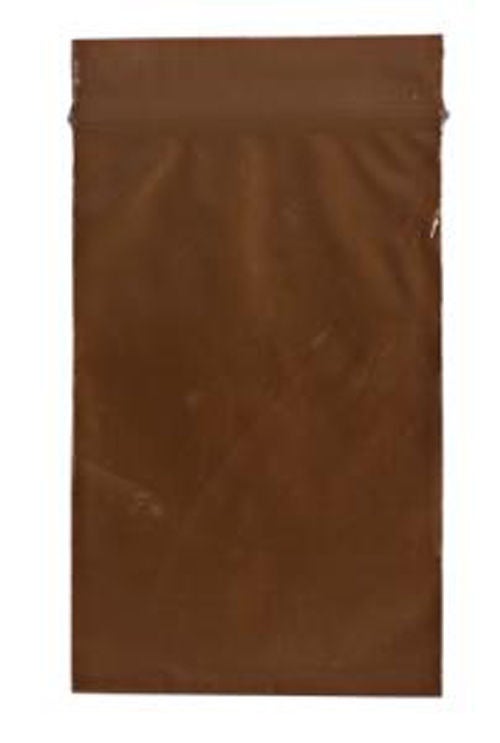Reclosable UV Protection Bag 2 X 3 Inch Plastic Amber Zipper Closure (Case of 1000)