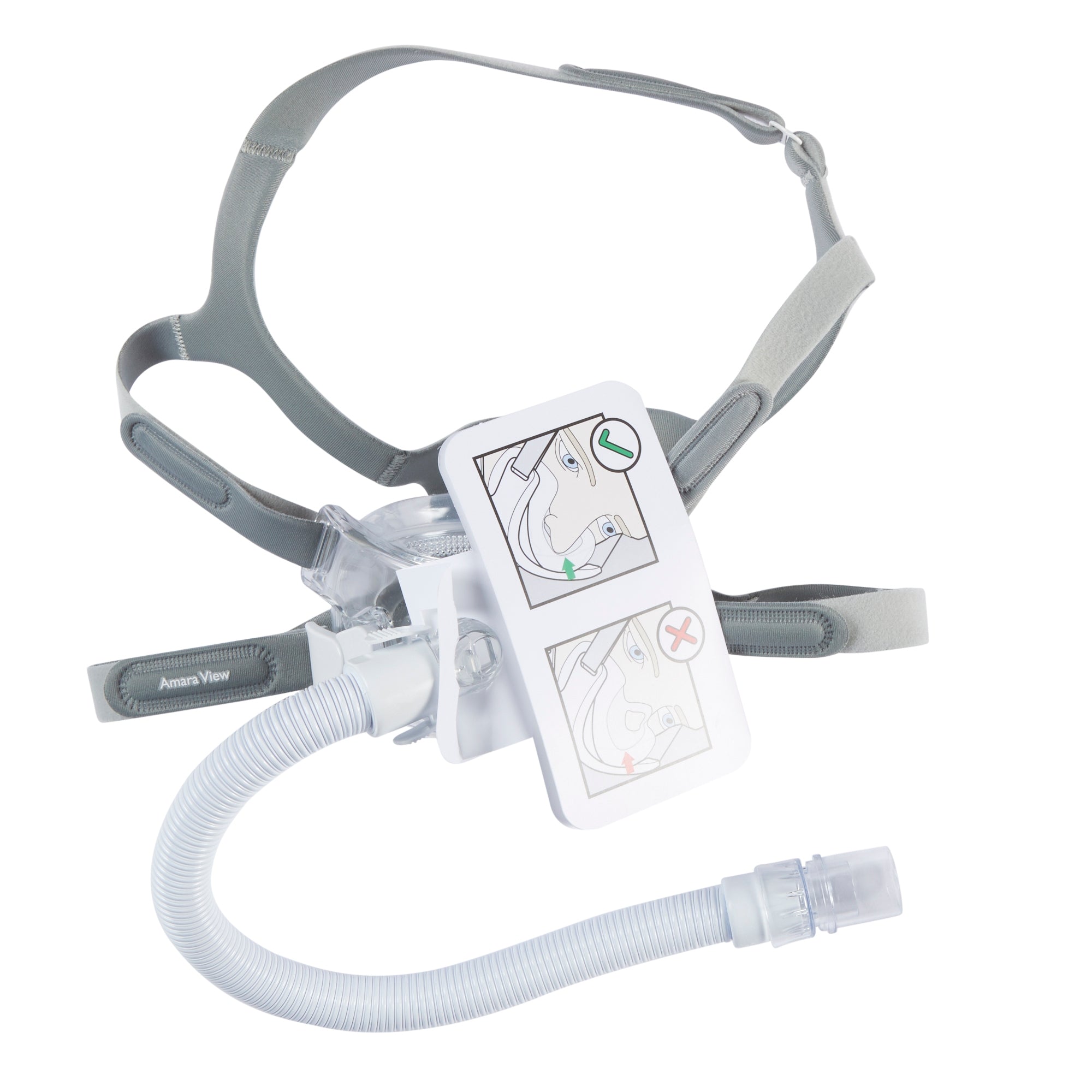 CPAP Mask Kit CPAP Mask Kit Amara View Full Face Style Large Cushion Adult 