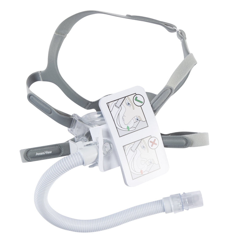 CPAP Mask Kit CPAP Mask Kit Amara View Full Face Style Large Cushion Adult 