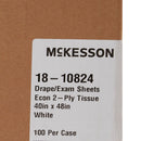 McKesson Nonsterile Physical Exam Drape, 40 x 48 Inch (Case of 100)