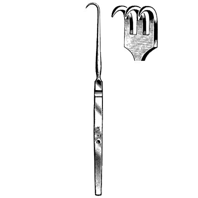 Sklar Rigid Dermal Retractor - 22-9127