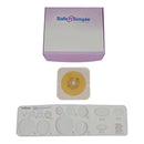 Safe N Simple Ostomy Barrier Safe n Simple Trim to Fit, Standard Wear Flexible Tape 57 mm Flange Up to 1-3/4 Inch Opening 5 X 5 Inch (80/CS) 
