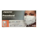SPS Medical Supply Crosstex Procedural Mask with Secure Fit, Blue (2000/CS) 