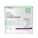 McKesson Ultimate Heavy Absorbency Incontinence Underwear, Extra Large (Case of 56)