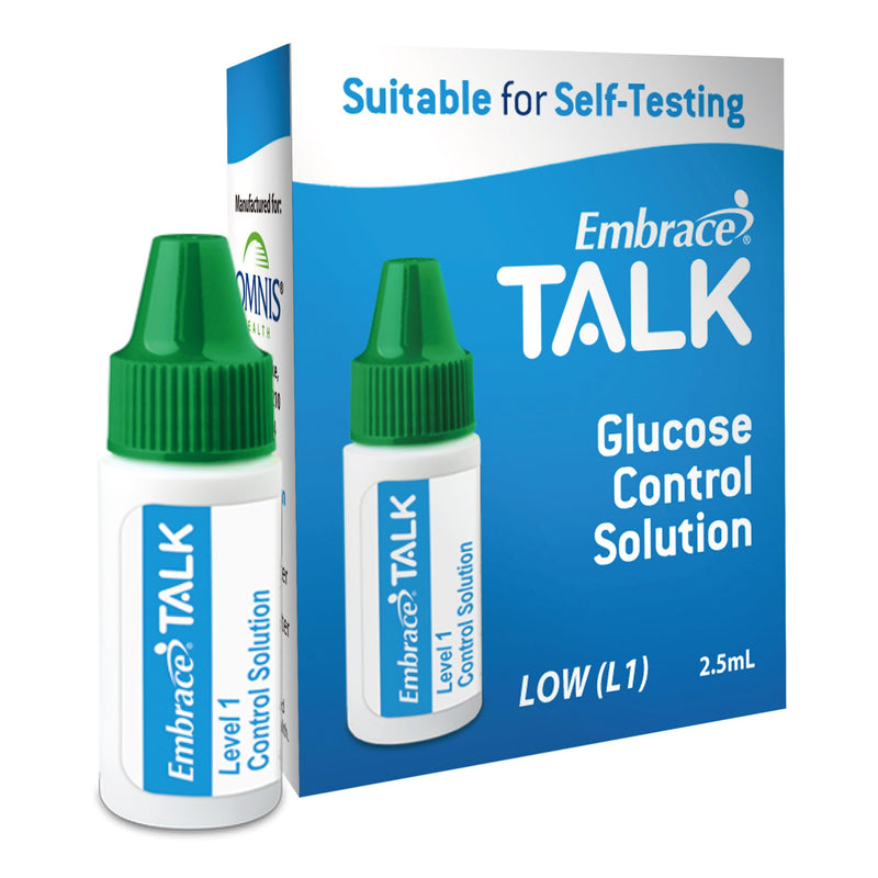 Embrace Talk Control Solution for use with Embrace Talk Blood Glucose Monitor (Each)