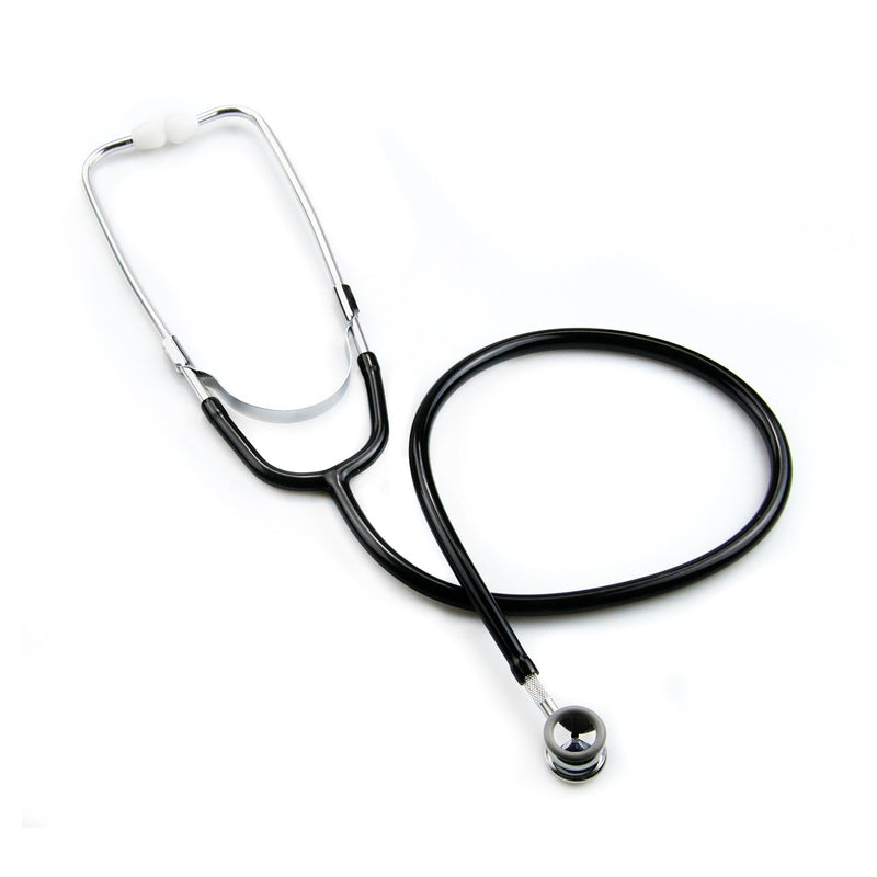 General Exam Stethoscope McKesson Black 1-Tube 21 Inch Tube Double Sided Chestpiece 