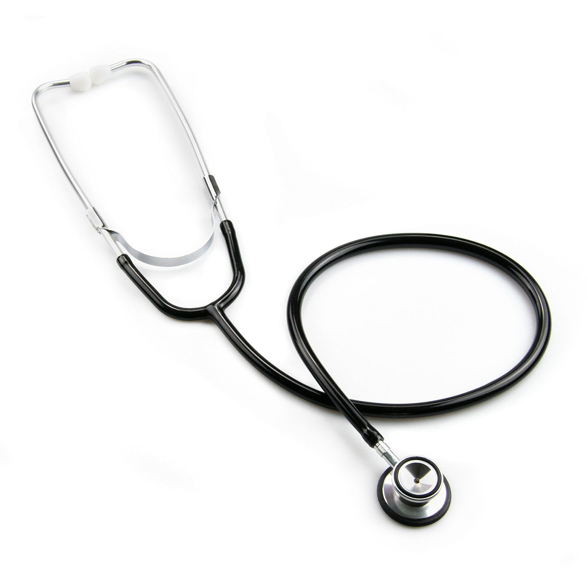 General Exam Stethoscope McKesson Black 1-Tube 21 Inch Tube Double Sided Chestpiece (Each)
