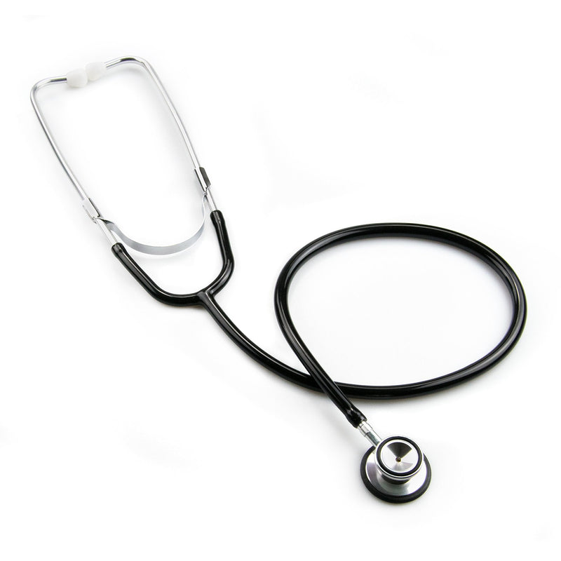 General Exam Stethoscope McKesson Black 1-Tube 21 Inch Tube Double Sided Chestpiece 
