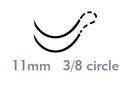 SUTURE MONODERM 4/0 14CM UNDY11MM 3/8 CIR REV CUT 12/BX