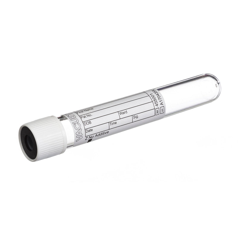VACUETTE Z No Additive Venous Blood Collection Tube Plain 9 mL Pull Cap Polyethylene Terephthalate (PET) Tube 