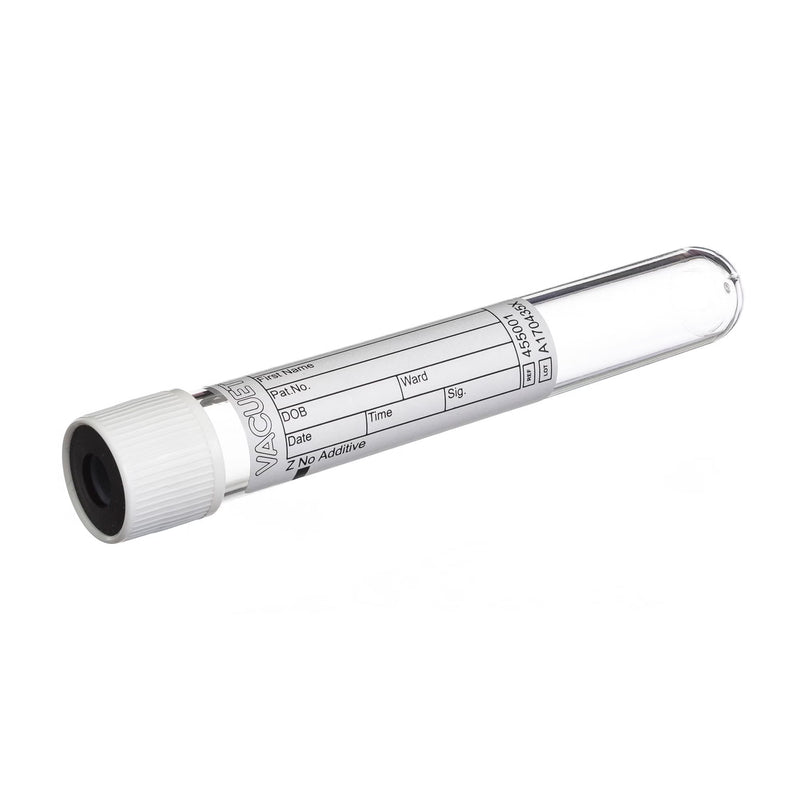VACUETTE Z No Additive Venous Blood Collection Tube Plain 9 mL Pull Cap Polyethylene Terephthalate (PET) Tube (Case of 1200)