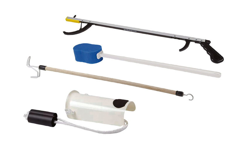 Fabrication Enterprises FabLife Hip Kit with 26 Inch Reacher and 24 Inch Dressing Stick 