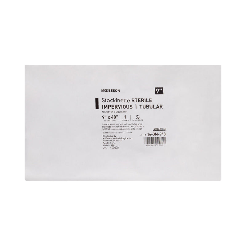 McKesson Impervious Surgical Stockinette, 9 x 48 Inch (Case of 12)