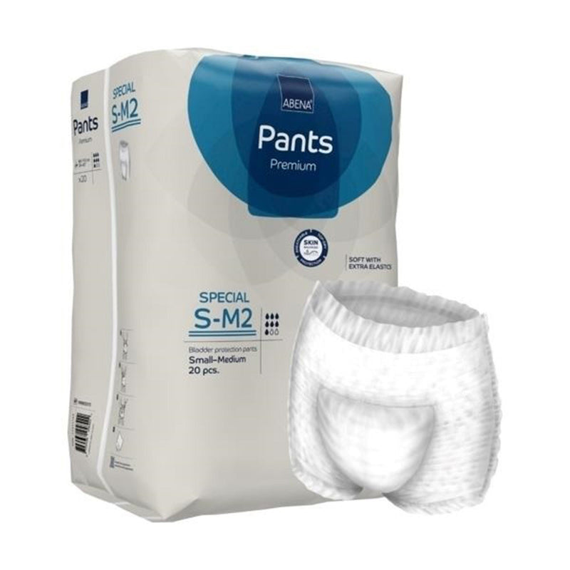 Abena Premium Pants Special S-M Incontinence Brief, Small / Medium (Case of 120)
